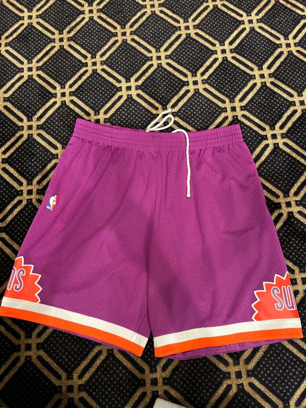 Mitchell & Ness Phoenix Suns Hardwood Classics Swingman Shorts Purple